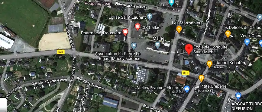 Permis auto Ecole à Callac