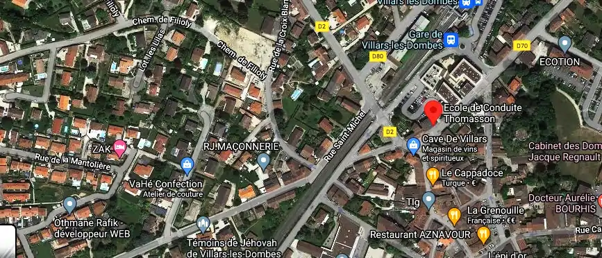 Permis auto Ecole à Villars-les-Dombes