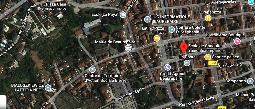 Permis auto Ecole à Beaurepaire