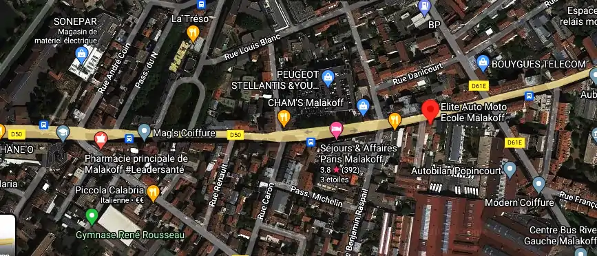 Permis auto Ecole à Malakoff