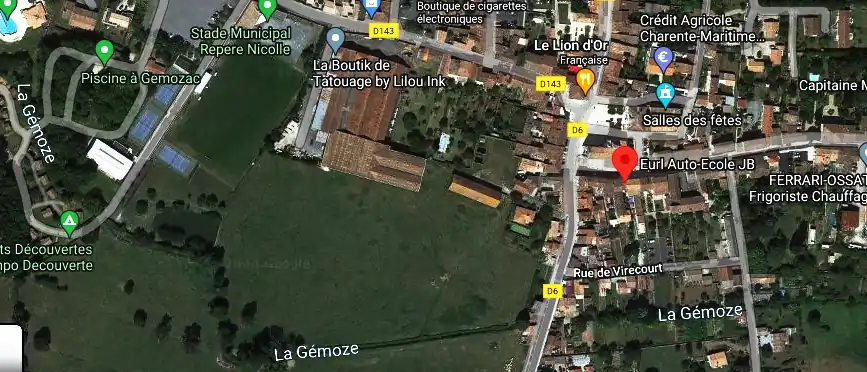 Permis auto Ecole à Gémozac