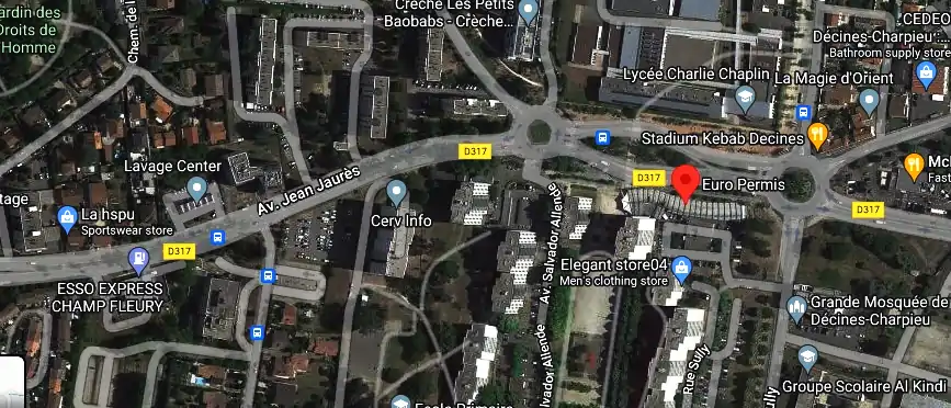 Permis auto Ecole à Décines-Charpieu