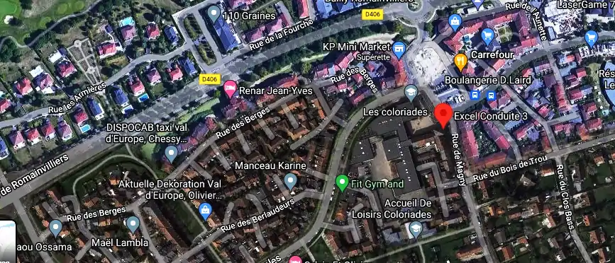 Permis auto Ecole à Bailly-Romainvilliers