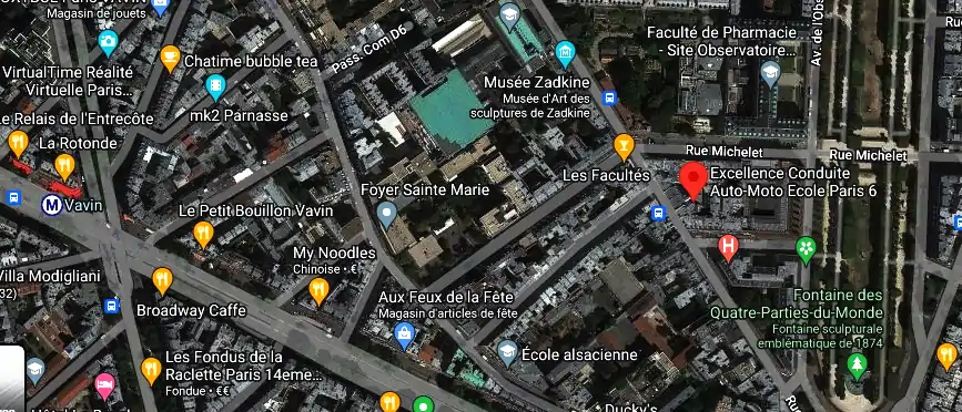 Permis auto Ecole à Paris