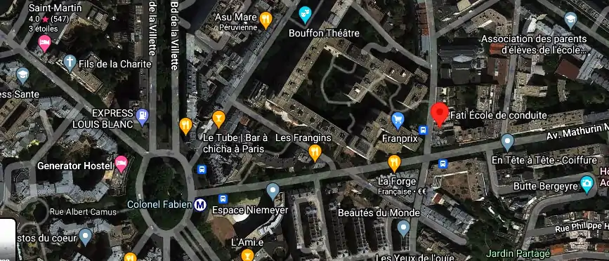 Permis auto Ecole à Paris