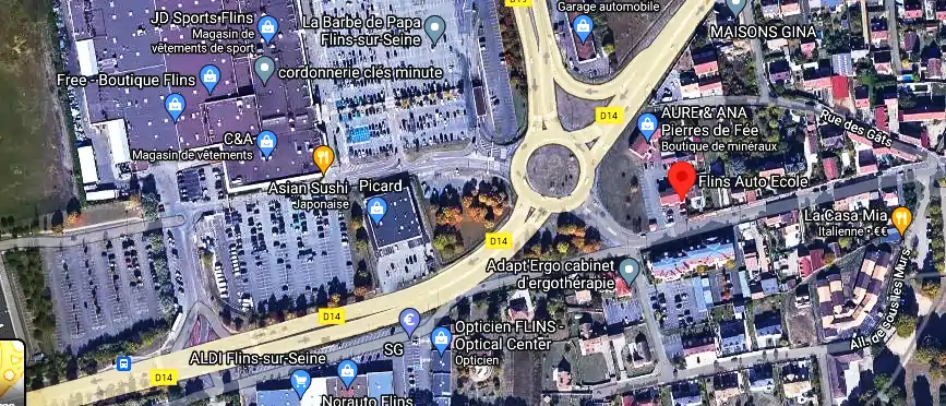 Permis auto Ecole à Flins-sur-Seine