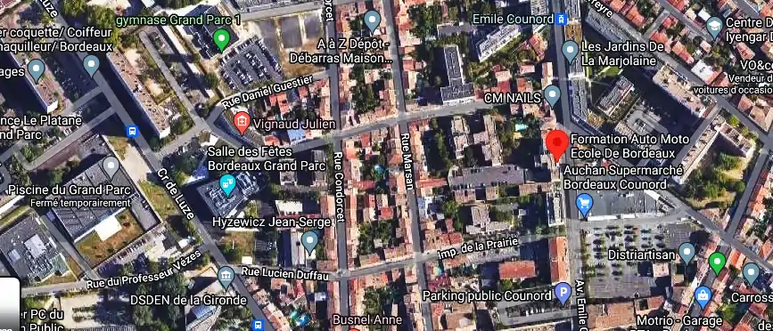 Permis auto Ecole à Bordeaux