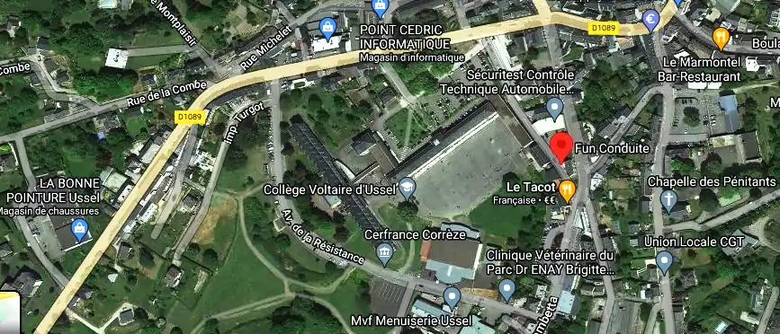 Permis auto Ecole à Ussel