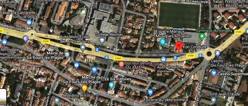 Permis auto Ecole à Six-Fours-les-Plages