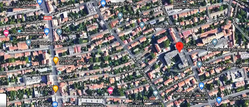 Permis auto Ecole à Avignon