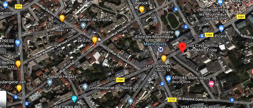 Permis auto Ecole à Issy-les-Moulineaux