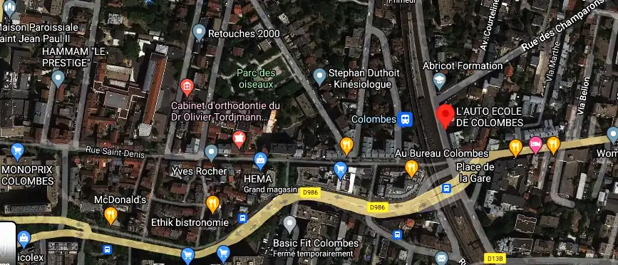 Permis auto Ecole à Colombes