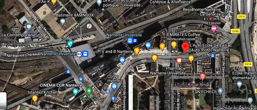 Permis auto Ecole à Nanterre