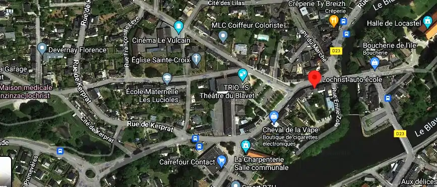 Permis auto Ecole à Inzinzac-Lochrist