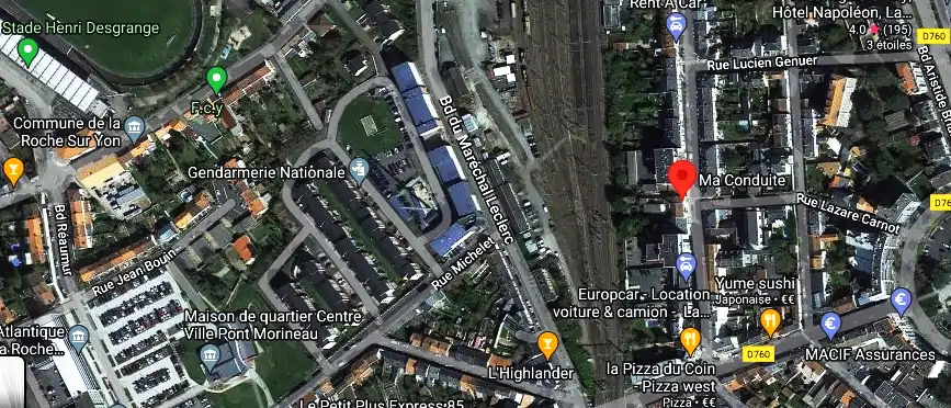 Permis auto Ecole à La Roche-sur-Yon