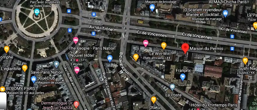 Permis auto Ecole à Paris