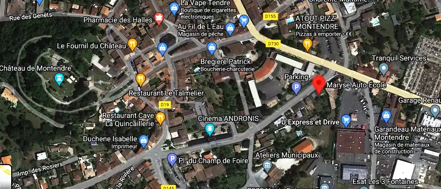 Permis auto Ecole à Montendre