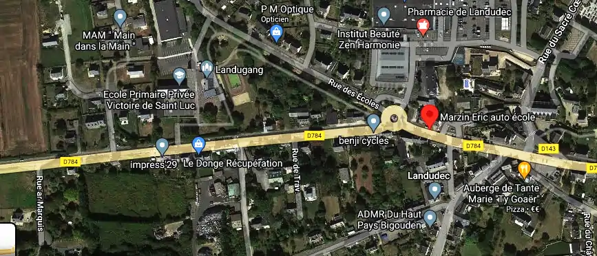 Permis auto Ecole à Landudec