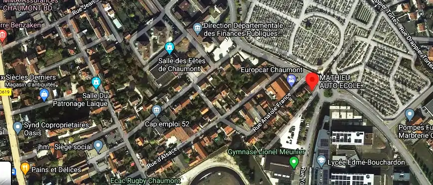 Permis auto Ecole à Chaumont