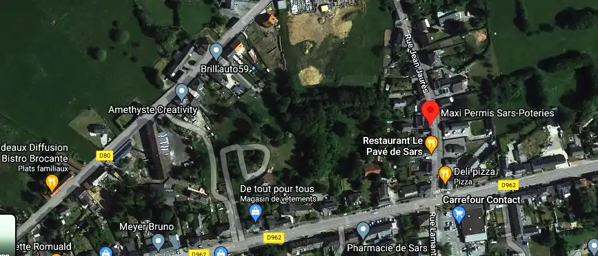 Permis auto Ecole à Sars-Poteries