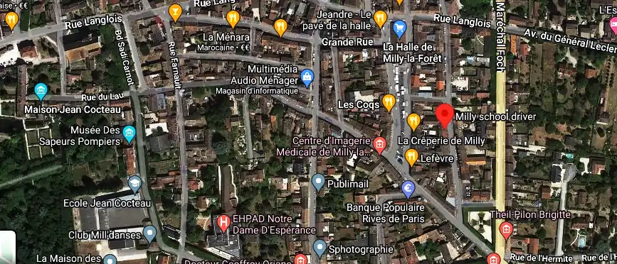 Milly school driver à Milly-la-Forêt