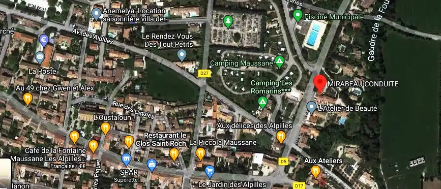 Permis auto Ecole à Maussane-les-Alpilles