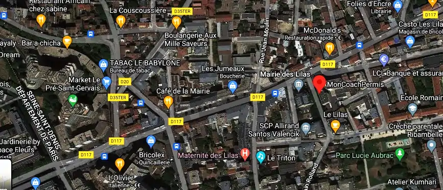 Permis auto Ecole à Les Lilas