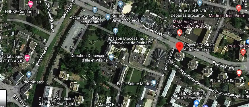 Permis auto Ecole à Rennes