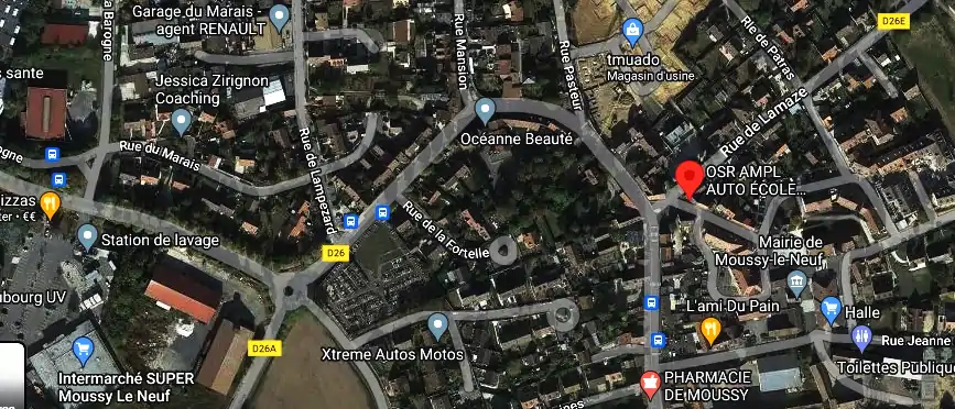 Permis auto Ecole à Moussy-le-Neuf