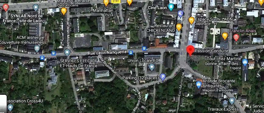 Permis auto Ecole à Laon