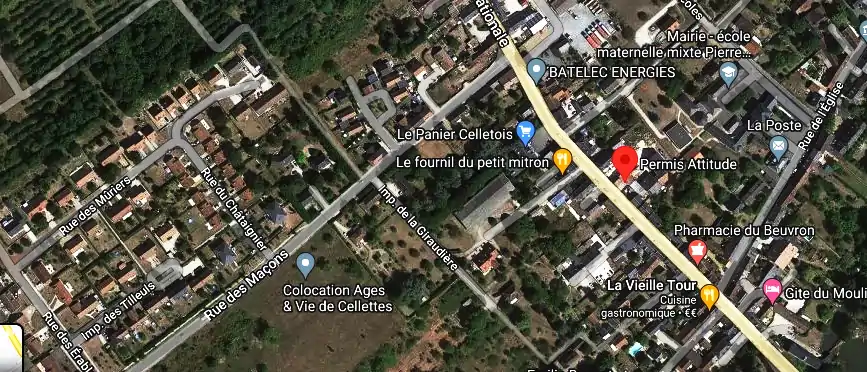 Permis auto Ecole à Cellettes