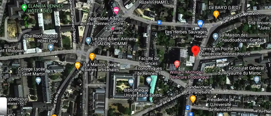 Permis auto Ecole à Rennes