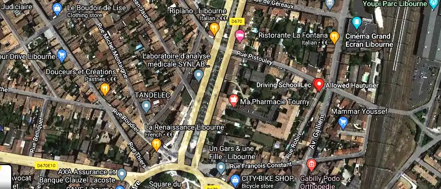 Permis auto Ecole à Libourne