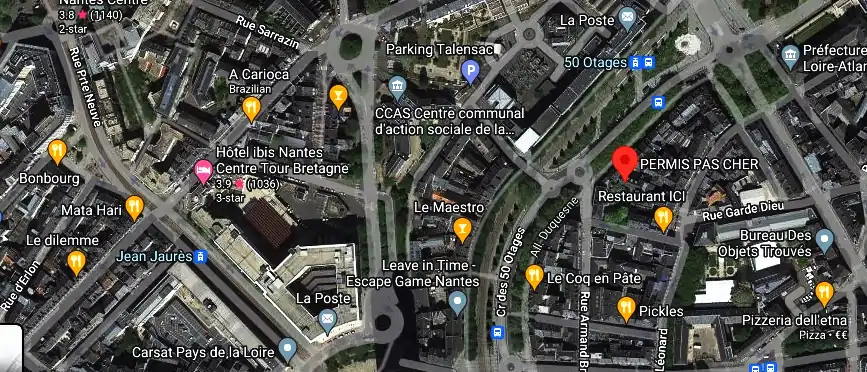 Permis auto Ecole à Nantes