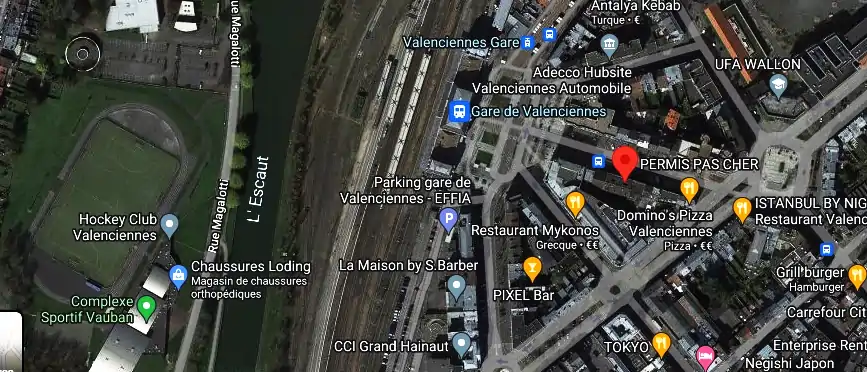 Permis auto Ecole à Valenciennes