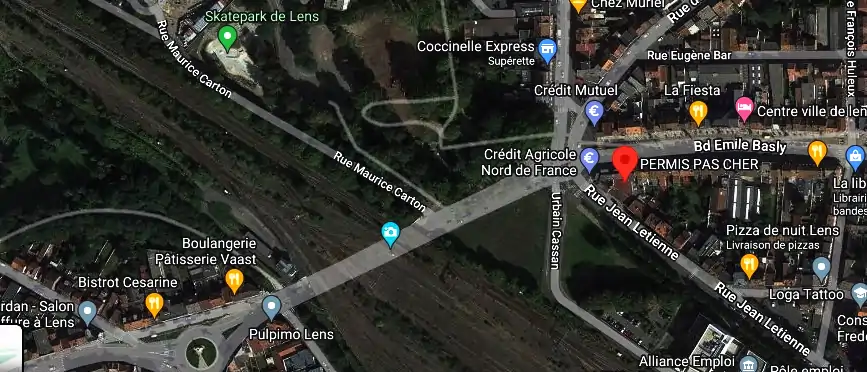 Permis auto Ecole à Lens