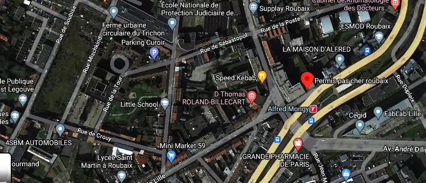 Permis auto Ecole à Roubaix