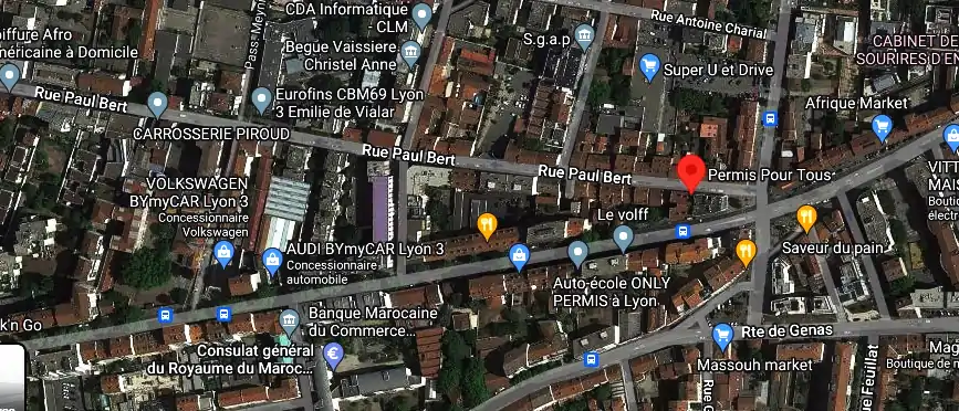 Permis auto Ecole à Lyon