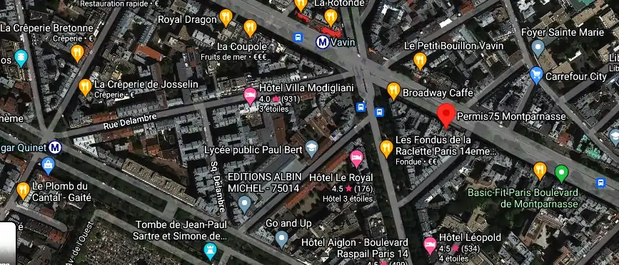 Permis auto Ecole à Paris