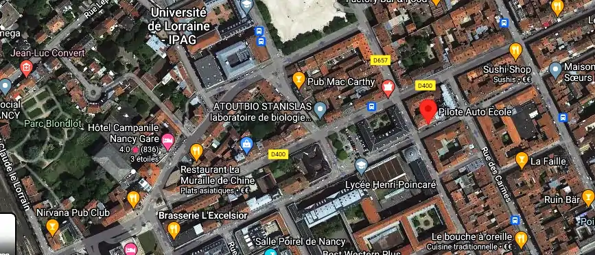 Permis auto Ecole à Nancy