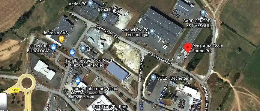 Piste Auto École Forma Pro à Vesoul