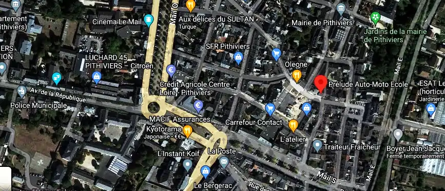 Permis auto Ecole à Pithiviers