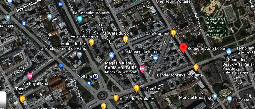 Permis auto Ecole à Paris