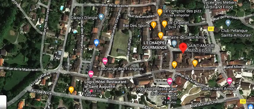 Permis auto Ecole à Saint-Amour