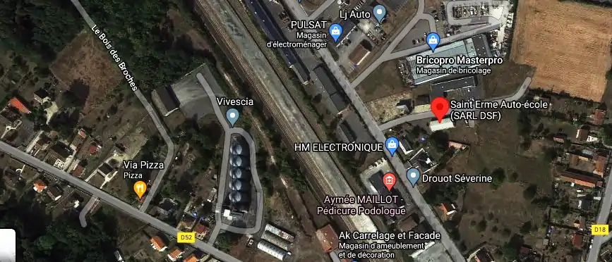 Permis auto Ecole à Saint-Erme-Outre-et-Ramecourt