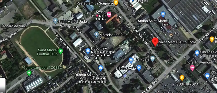 Permis auto Ecole à Saint-Marcel