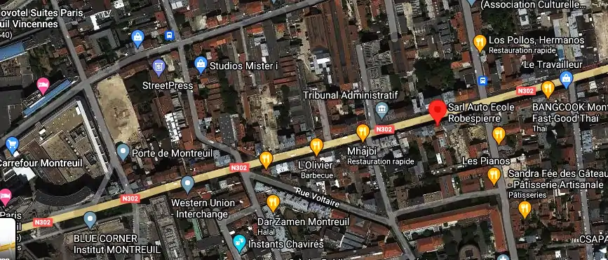 Permis auto Ecole à Montreuil