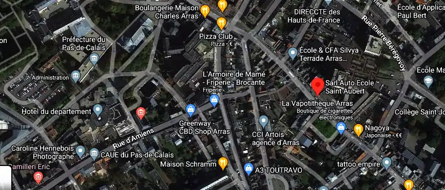 Permis auto Ecole à Arras