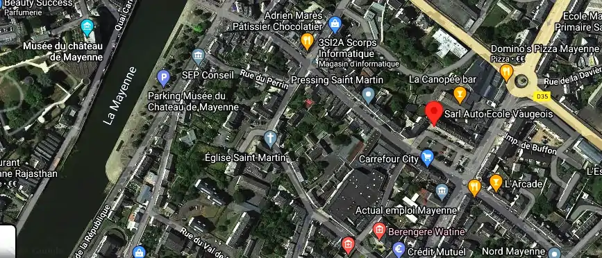 Permis auto Ecole à Mayenne