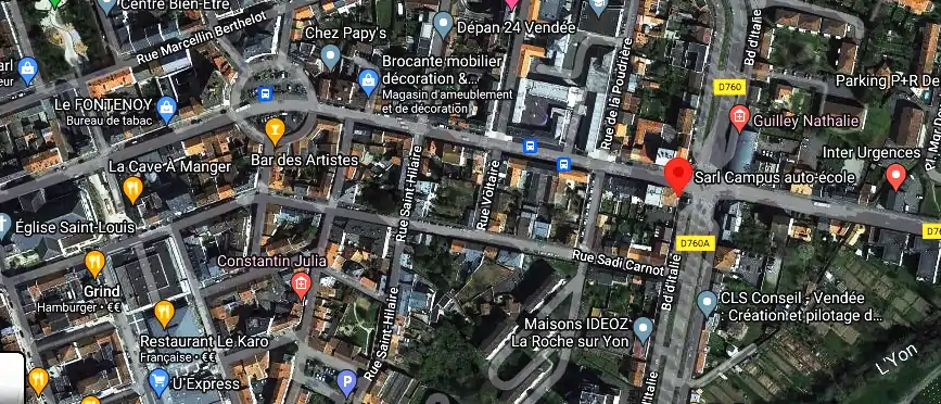 Permis auto Ecole à La Roche-sur-Yon